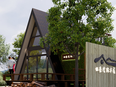 Wooden cabin