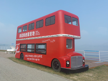 British double decker buses