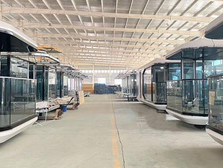 Space capsule production workshop